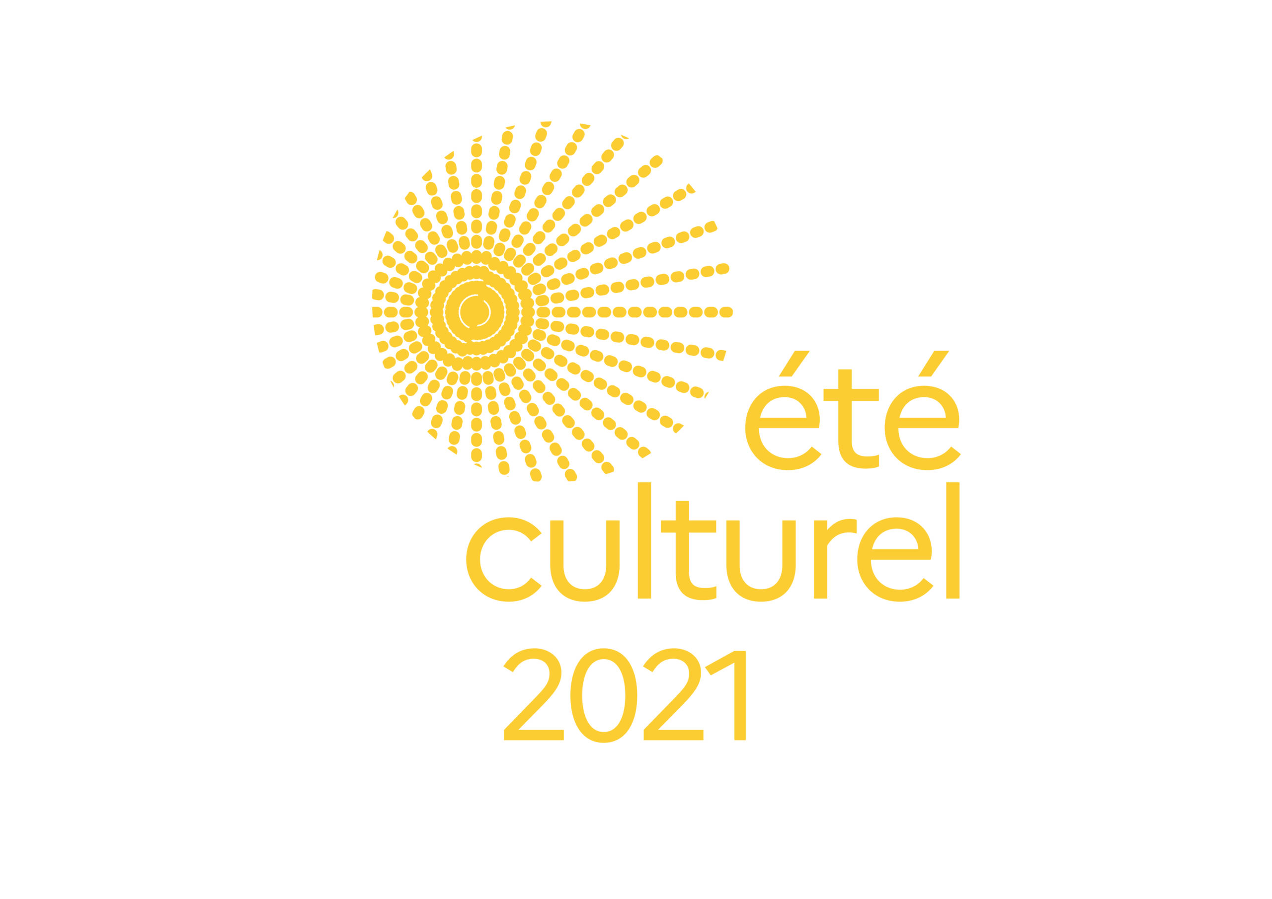 logo ete culturel jaune